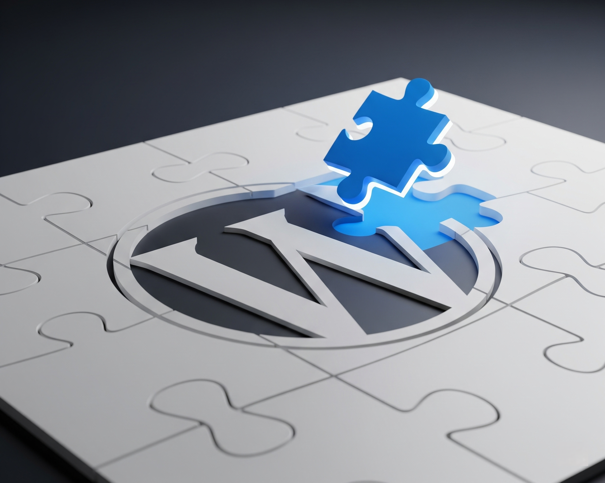 Illustration d'un plugin WordPress sur mesure.