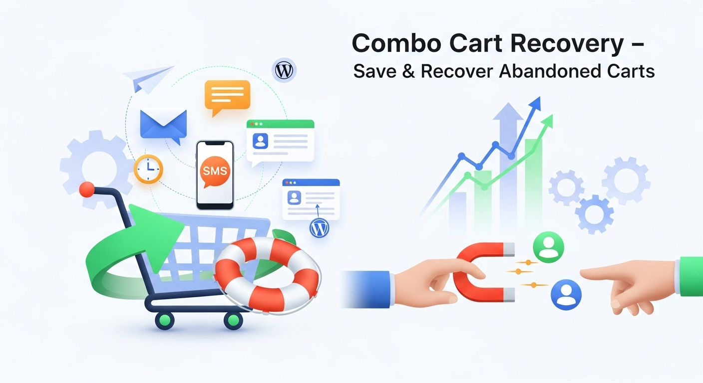 Plugin de récupération de panier abandonné pour WooCommerce - Combo Cart Recovery.