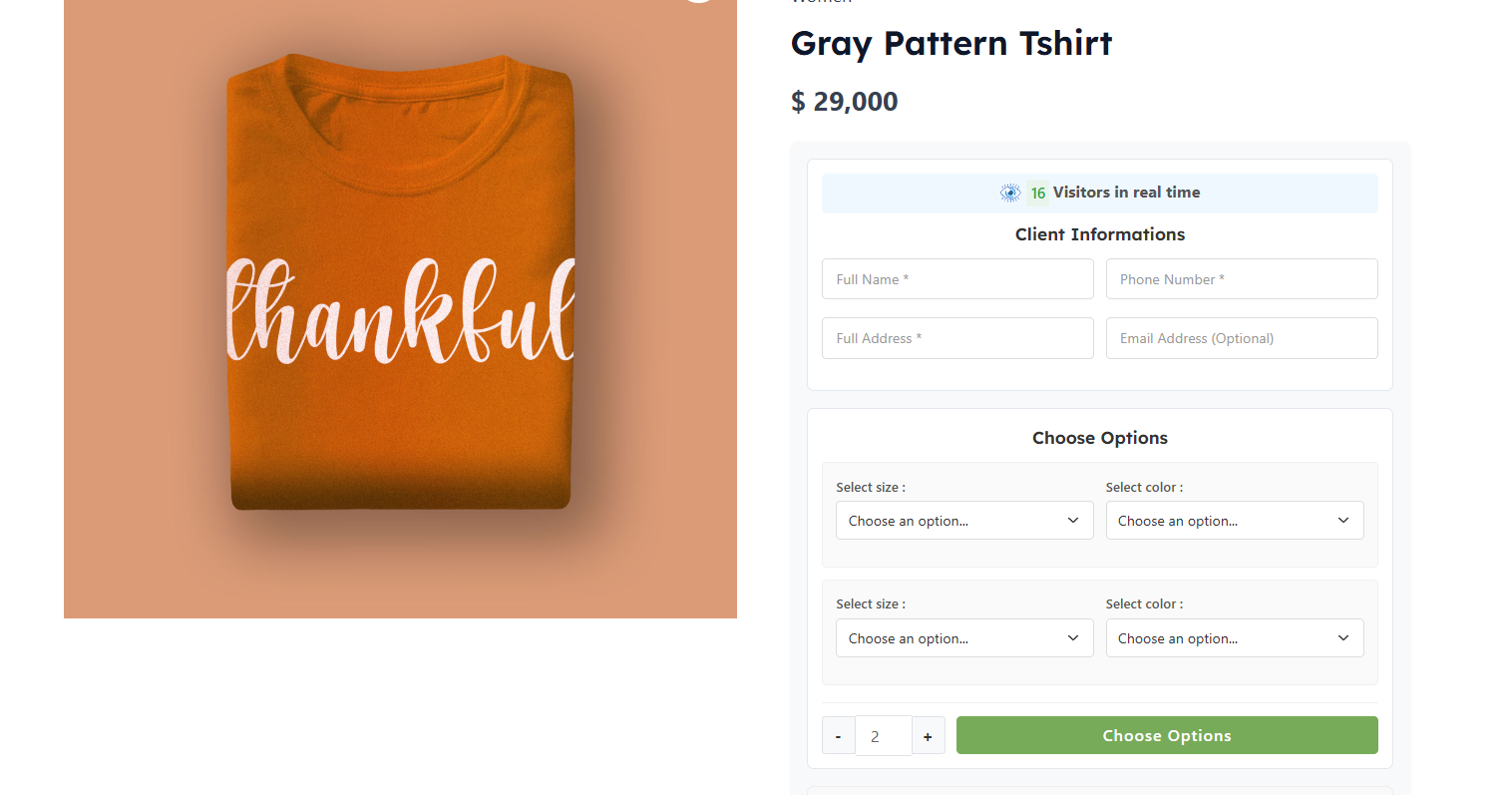onepagecheckout variations