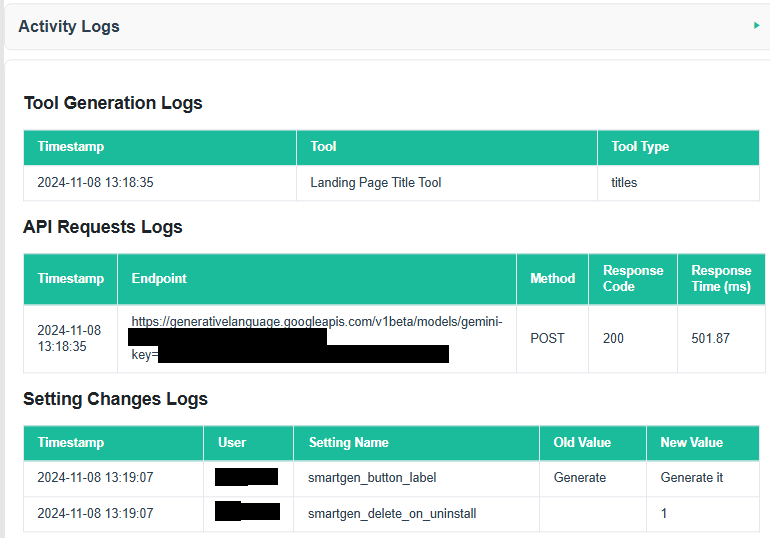 Capture d'écran de l'interface de SmartGen, notre plugin IA pour WordPress