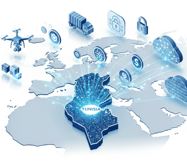 Commerce numérique Tunisie : Illustration du programme régional de développement du e-commerce et de la logistique.